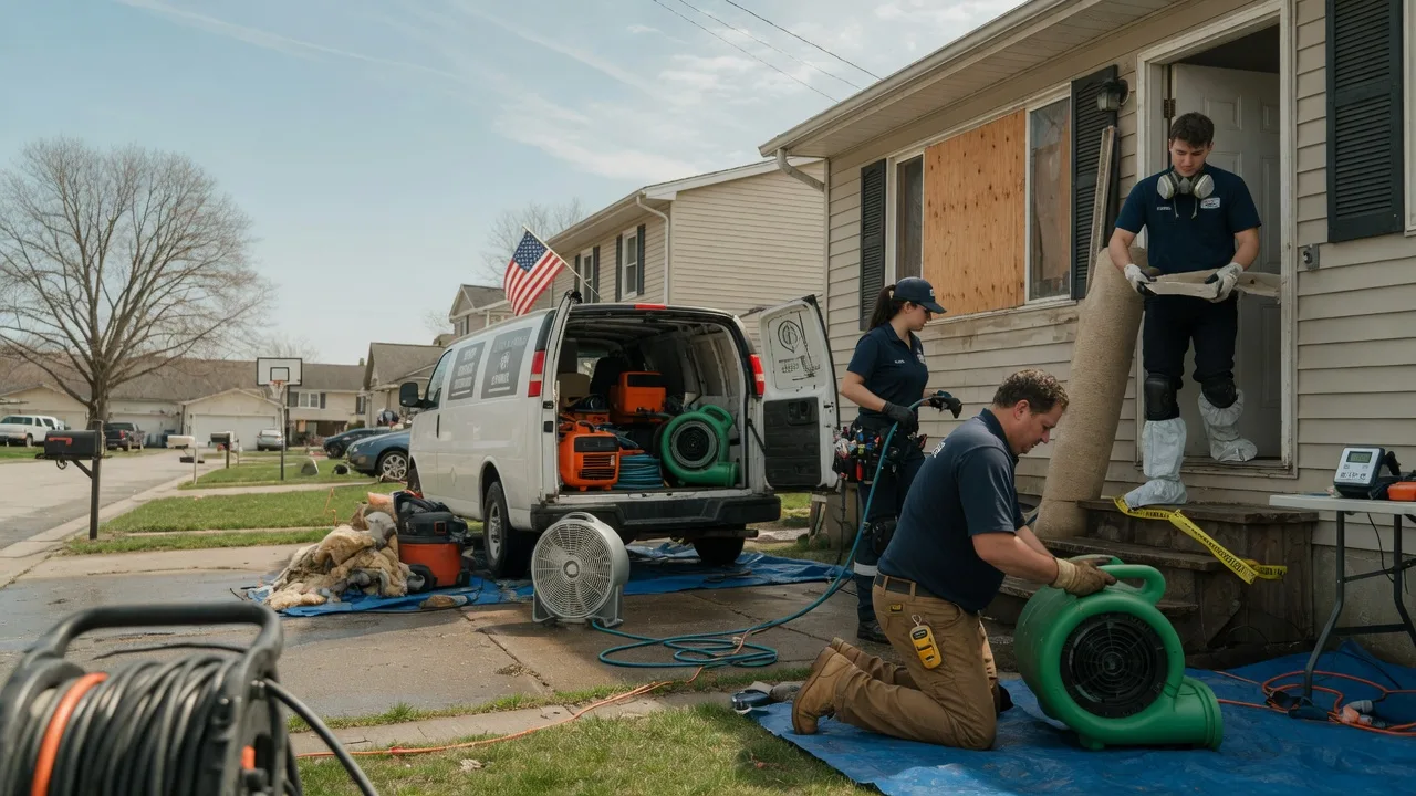 Water Damage Restoration in Hecker, IL near me
